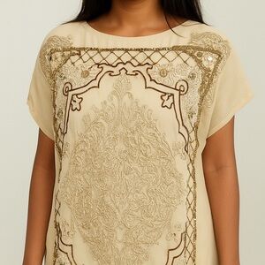 Chinyere sheer top, stunning detail
